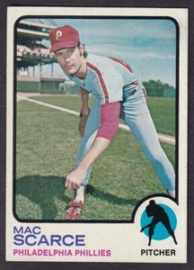 1973 TOPPS MAC SCARCE CARD NO:6 NEAR MINT CONDITION