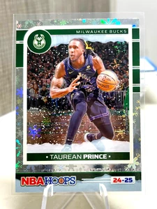 2024-25 Panini Hoops NBA Taurean Prince Winter Prizm Premium #7 Bucks - Picture 1 of 2