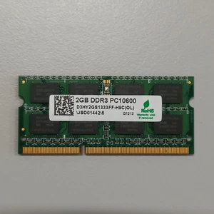 SMT 2GB DDR3 RAM PC-10600 1333MHz non-ECC Unbuffered SODIMM D3HY2GS1333FF-H9C - Picture 1 of 5