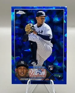 2023 Topps Chrome Update Sapphire JHONY BRITO Rookie RC #USCS279 NY Yankees - Picture 1 of 2