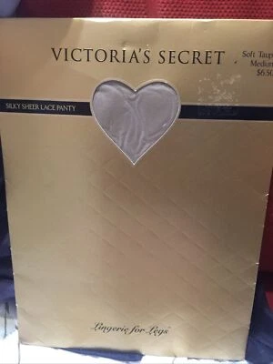 Pantimedias Victoria's Secret Sedosas de Encaje Transparente Suave Taupe M Envíos GRATIS Foto 1 de 4