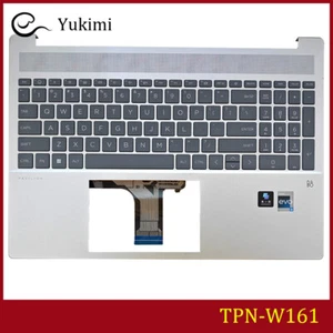 FOR HP Book Pro16 16-ab TPN-W161 Silver C Shell Palmrest with Backlit Keyboard - Picture 1 of 5