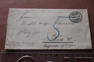 alter Brief mit Siegelmarke Königl. Wissenschafts-Commission Halle 1907 - Picture 1 of 6