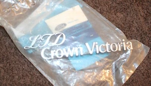 1983-1987 Ford LTD Crown Victoria NOS 'LTD CROWN VICTORIA' EMBLEM NAME PLATE - Picture 1 of 5