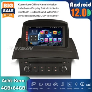 64GB Android 12 Autoradio GPS DAB+ Navi CD CarPlay SWC DTV Für Renault Megane II - Bild 1 von 21