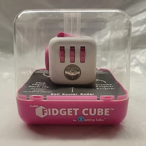 ZURU Fidget Cube by Antsy Labs White Pink Silver Buttons Fidget Cube 2017 - Picture 1 of 6