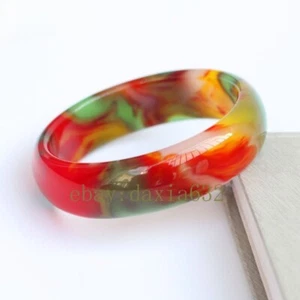 Natural Hotan Jade Colorful Jade Ethnic Style Colorful Bracelet - Picture 1 of 8