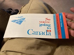 Folleto folleto folleto de principios de la década de 1970 para que vayas a Canadá - 42 páginas - Imagen 1 de 4