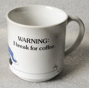 BOYNTON Warning I Break For Coffee mug - Picture 1 of 2