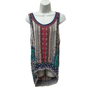 Blusa sin mangas para mujer FLYING TOMATO Anthropologie Boho Racerback, talla mediana - Imagen 1 de 14