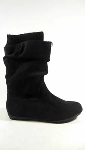 Botas de mujer sin listar INVALUABLES TALLA 7 M negras tacón plano venta sólida - Imagen 1 de 8