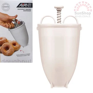 100% Genuine! AVANTI Doughnut Donut Maker Making Dispenser White! - Foto 1 di 5
