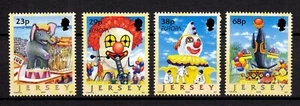 105856/ Jersey 2002 – Mi 1019-1022 – EUROPA – Zirkus – postfrisch - Bild 1 von 1