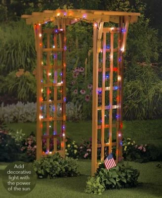 Cadena de luces solares de 200 luces LED 2 paquetes iluminación exterior 8 modos de iluminación-8 colores Foto 1 de 4