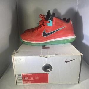 Nike LeBron 9 Low Liverpool 2012 Size 8.5 Men’s With Original Box Basketball Red - Picture 1 of 12