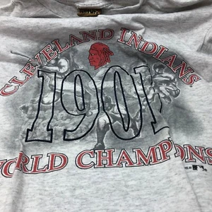 Vintage Nutmeg Cleveland Indian T-Shirt Size M - Picture 1 of 8