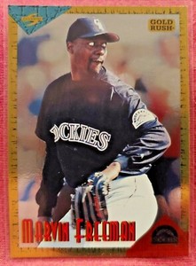 1994 Score Rookie/Traded Gold Rush #RT48 #48 Marvin Freeman Colorado Rockies