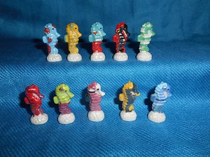 Miniatur SEEPFERDCHEN 10er Set Mini Figuren FRANZÖSISCHES Porzellan FEVES Seepferdchen - Bild 1 von 11
