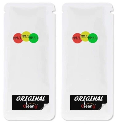 2x 25 ml liquido di prova CleanU originale liquido di prova