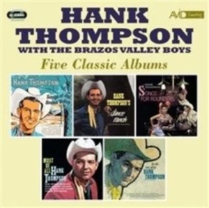 HANK THOMPSON FIVE CLASSIC ALBUMS (SONGS OF THE BRAZOS VALLEY / DANCE RANCH / SO - Picture 1 of 1