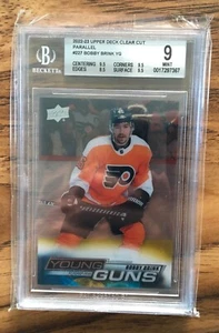 2022-23 Upper Deck Young Guns clear cut #227 Bobby Brink BGS 9 - Bild 1 von 2