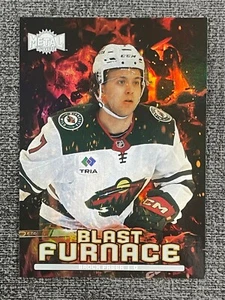 Brock Faber 2024-25 Skybox Metal Universe Hockey Blast Furnace #BF-18 - Picture 1 of 2