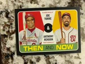 2020 TOPPS HERITAGE THEN & NOW CARD JOE TORRE ANTHONY RENDON #TN-7 - Picture 1 of 1