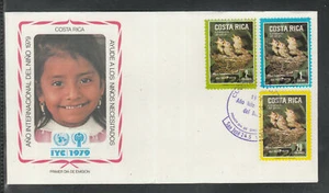Postal History Costa Rica IYC International Year the Child beautiful FDC 1979 - Picture 1 of 1