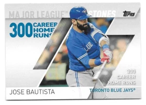 2017 Topps JOSE BAUTISTA Major League Milestones - TORONTO BLUE JAYS - #MLM-5 - Picture 1 of 1