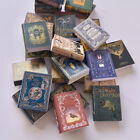 1/12 Scale Dollhouse Miniatures Lot Vintage Book Filling Bookcase Study Decor