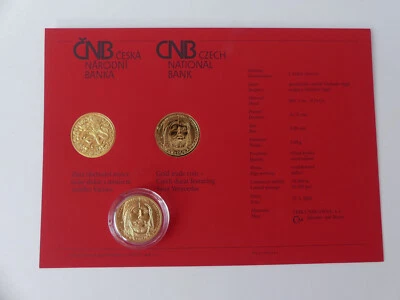 CHEQUIA 2024 1 DUCADO UNC MONEDA DE ORO MONEDA - SAN WENCESLAO - Foto 1 de 4