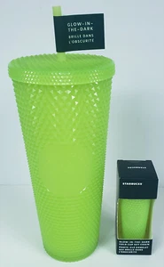 LIMITADO NUEVO Starbucks Lemongrass Brilla en la Oscuridad Tachonado Vaso Frío Combo - Imagen 1 de 8