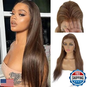 13x6 HD Transparent Lace Front Wigs 22 Inch Straight Lace Front Wigs Human Ha - Picture 1 of 5