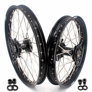 KKE 21/18'' Wheels Rims Fit Suzuki DRZ400SM 2005-2024 DRZ400E 2000-2007 DRZ400S - Picture 1 of 11