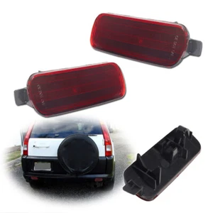 Lente de luz marcadora reflectora de parachoques trasero roja izquierda y derecha para Honda CR-V CRV 2002-2004 - Imagen 1 de 8