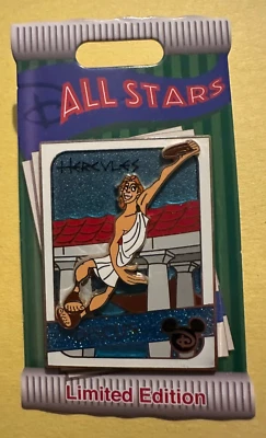Disney Pin Hercules All Stars Trading Cards Discus Limited Edition - image 1 of 4
