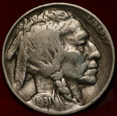 1931-S San Francisco Mint Buffalo Nickel - Image 1 of 2