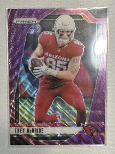 2024 Trey McBride Purple Wave Prizm Panini Prizm Football[33/99][#4][Cardinals] - Bild 1 von 2