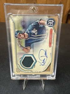 2018 Topps Museum Collection - Dual Relic Autographs Khris Davis #DRA-KD /199 - Picture 1 of 2