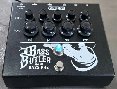 Orange Bass Butler Bi-Amp Bass Preamp Pedal and Power Supply - Image 1 of 4