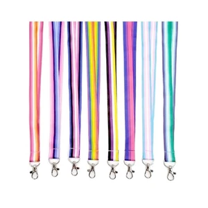 Lanyard Regenbogen Pride-Farben Pride-Lanyard mit Haken - Bild 1 von 39