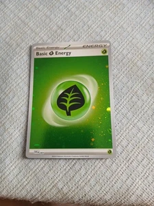 Pokemon TCG Basic Leaf Energy Cosmic Holo SVE 001 Pokemon 151 English NM - Picture 1 of 2