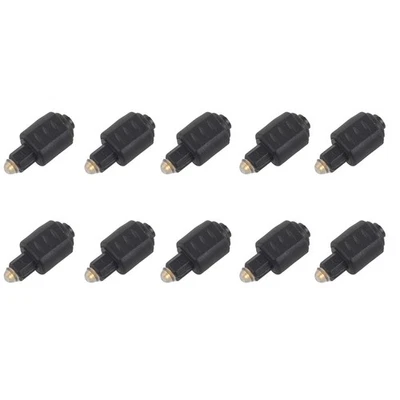 10X  Optical Audio Adapter 3.5MM Female Jack to Digital Toslink Male Plug8370 - Image 1 of 4
