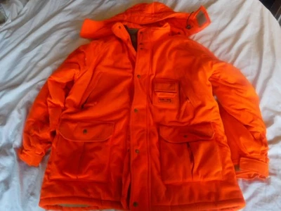 GameHide Blaze Orange Heavy Duty Large Fleece Hunting Jacket Mens Size Large - Image 1 of 4