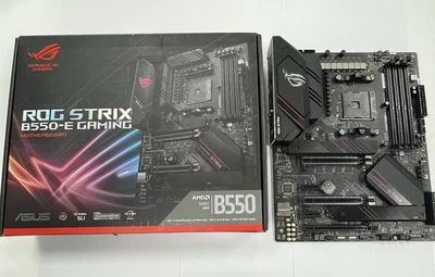 ASUS ROG Strix B550-E Gaming Wi-Fi Socket AM4 Motherboard *READ DESCRIPTION* - Image 1 of 4