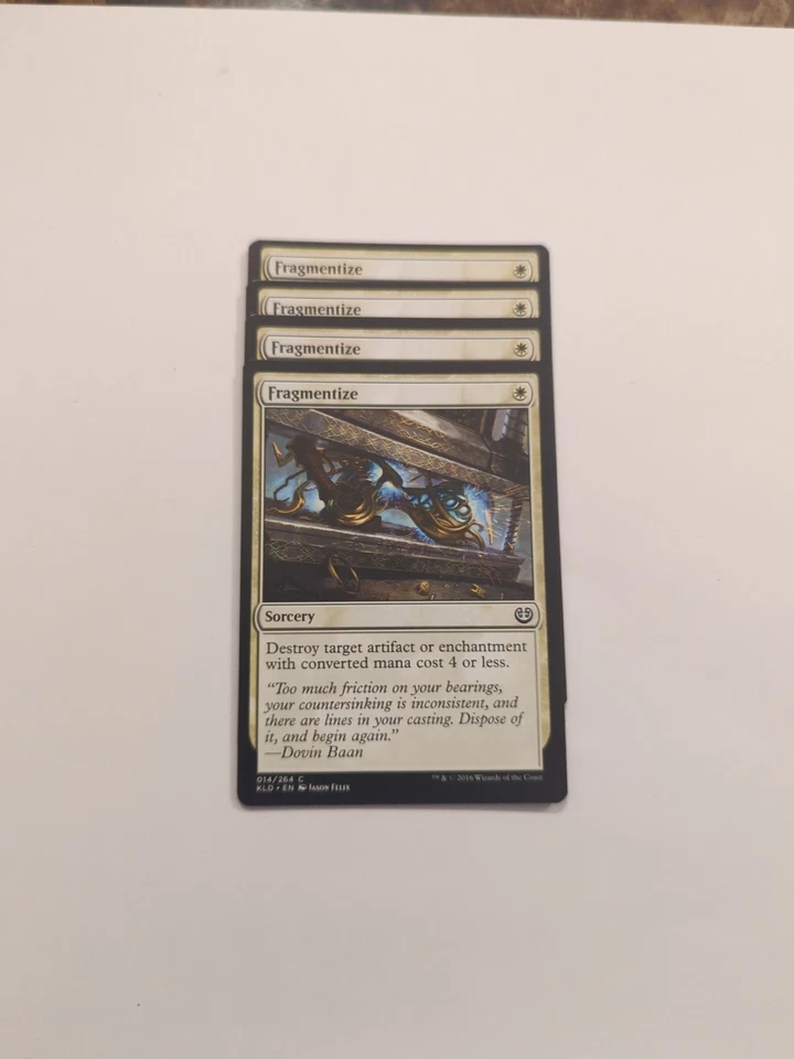 (4) Fragmentize *PLAYSET* Kaladesh Regular NM MTG - Image 1 of 1