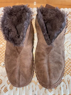 LL. Zapatillas de botín Bean Vintage 7 suela de cuero gamuza forradas de piel de oveja real Foto 1 de 4