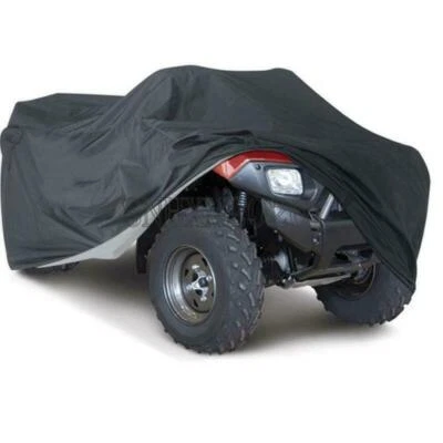Black XL 190T  ATV Cover For  Honda Yamaha Polaris Can-Am Suzuki Universal - Изображение 1 из 2