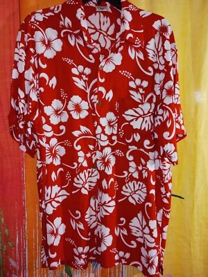 KAPAL Art From Bali Colorful SS Shirt, Mens M - Image 1 of 4