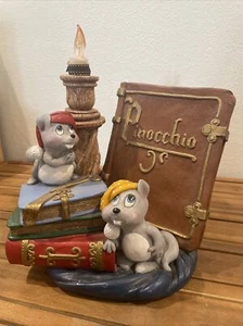 Vintage 1979 Apsit Bros Chalkware Lamp Pinocchio Rare - Picture 1 of 17